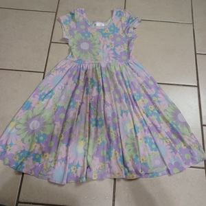 Lularoe Girls Size 7 Floral Dress